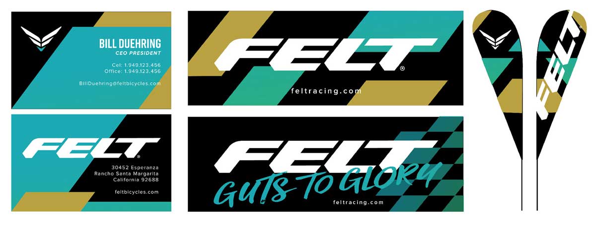 felt bikes corporate stationary